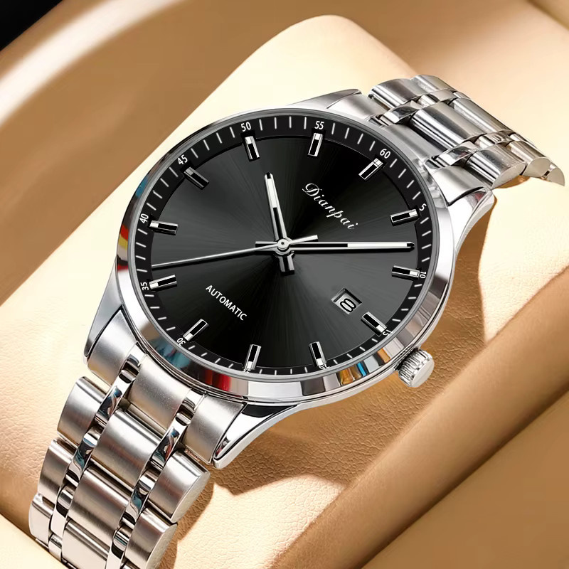 Dianpai Armbanduhr, Automatik, Edelstahl, Bicolor, Herren - Bild 1