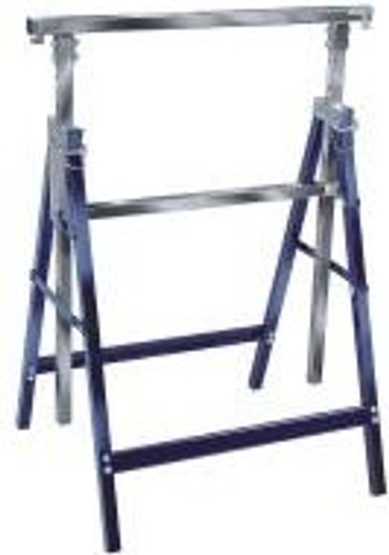 Brennenstuhl Teleskop-Arbeitsbock MB 160 H klappbar und höhenverstellbar aus Stahl in Blau und Silber - Bild 2