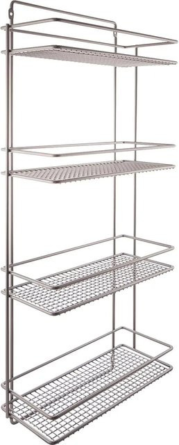 Vauth-Sagel Besenschrankhalterung aus Stahl in Silber, B/T/H: 39,5 x 17,5 x 92,2 cm - Bild 1