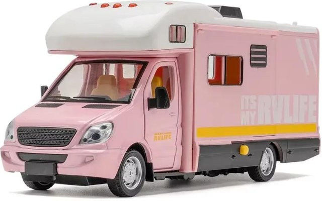 Linyi toy car Cartoon-Bär Wohnwagen, Spielzeugauto, 1:32, ab 14 Jahren - Bild 1