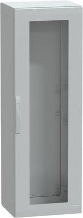 Schneider Electric Polyestergehäuse PLA bodenstehend, grau mit transparenter Tür, IP65, H x B x T: 150 x 50 x 42 cm - Bild 1