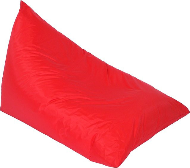 Linke Licardo Sitzsack Chillkissen aus Nylon in Rot B: 100 cm, T: 140 cm - Bild 1