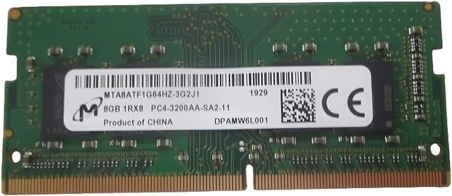HP DDR4 Arbeitsspeicher 8GB 3200MHz 1.2V Green L46598-002 - Bild 1