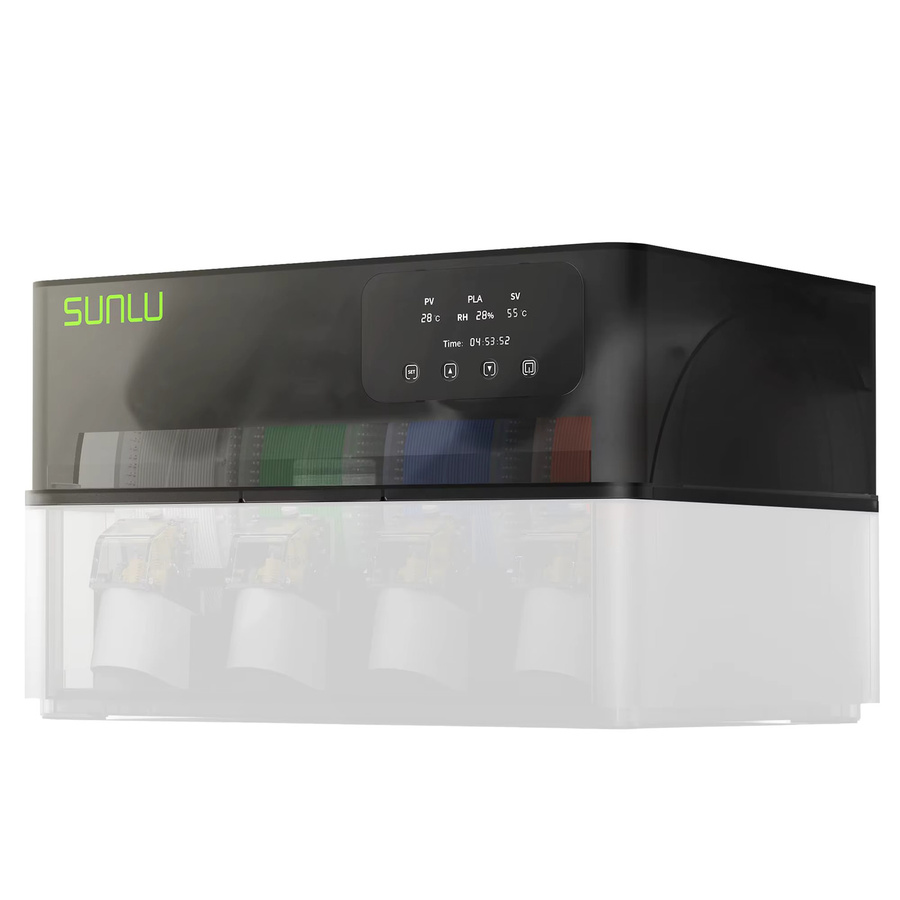 SUNLU AMS Heater/S4 Filament-Trocknungsbox in Schwarz für 4 Filamentspulen mit Temperaturausgleich - Bild 3