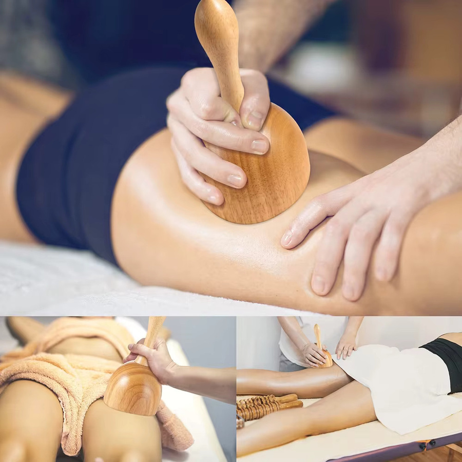 YQQGD Maderoterapia-Set, Holztherapie-Massagegeräte, Unisex - Bild 2