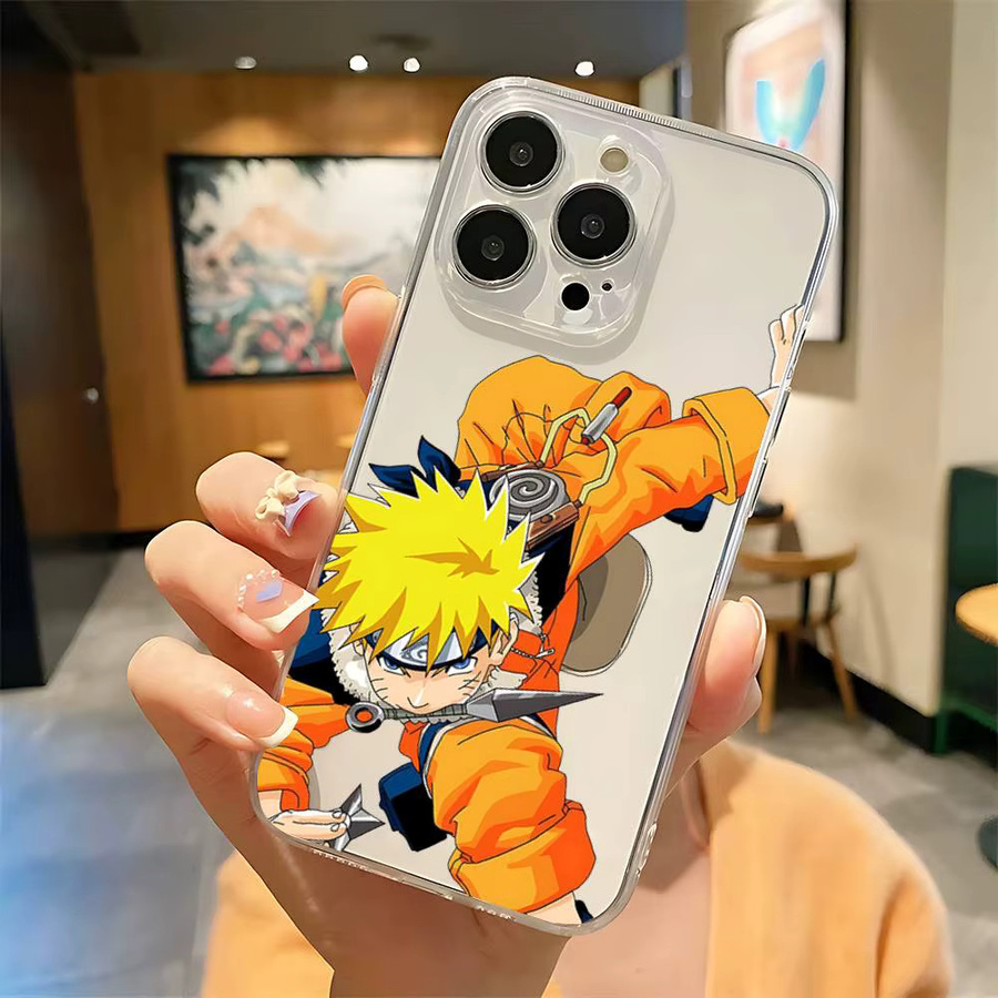 Transparente Naruto Anime Handyhülle für iPhone 17 16 15 14 13 12 11 Pro Max Plus X XR XS Max und Air - Bild 5