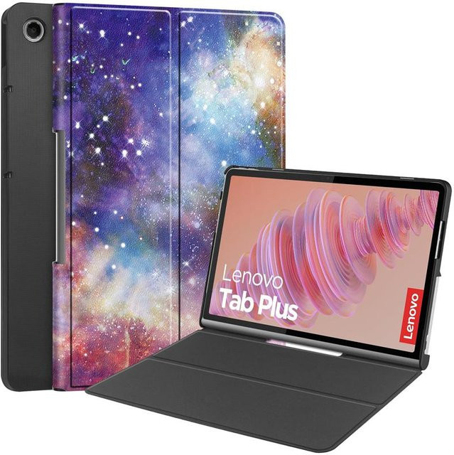 Lenovo Tab Plus 11,5 Zoll Hülle aus PU Leder mit Ständerfunktion in Multicolour - Bild 1