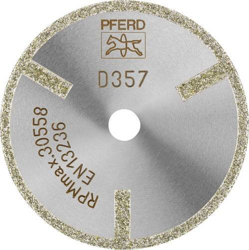 PFERD Diamanttrennscheibe D1A1R D357 grob für GFK/CFK Durchmesser: 50 mm, Breite: 2 mm, Bohrungs-Ø: 6 mm, Farbe: Silber - Bild 1