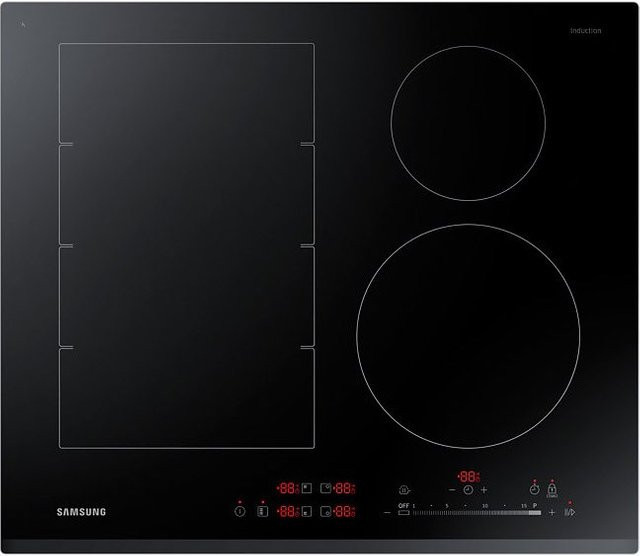 Samsung NZ64K7757BK Autark-Induktionskochfeld in Schwarz, rahmenlos mit Facettenschliff - Bild 1