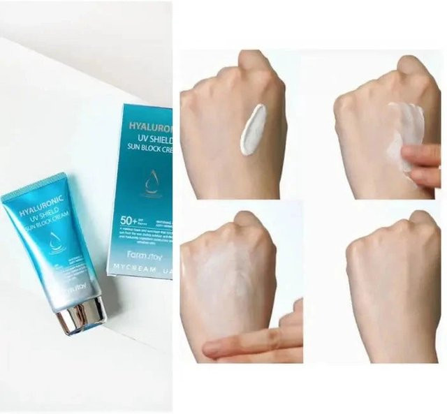 Farm Stay Hyaluronic UV Shield Sonnencreme, 70g, LSF 50+, Hyaluronsäure - Bild 1