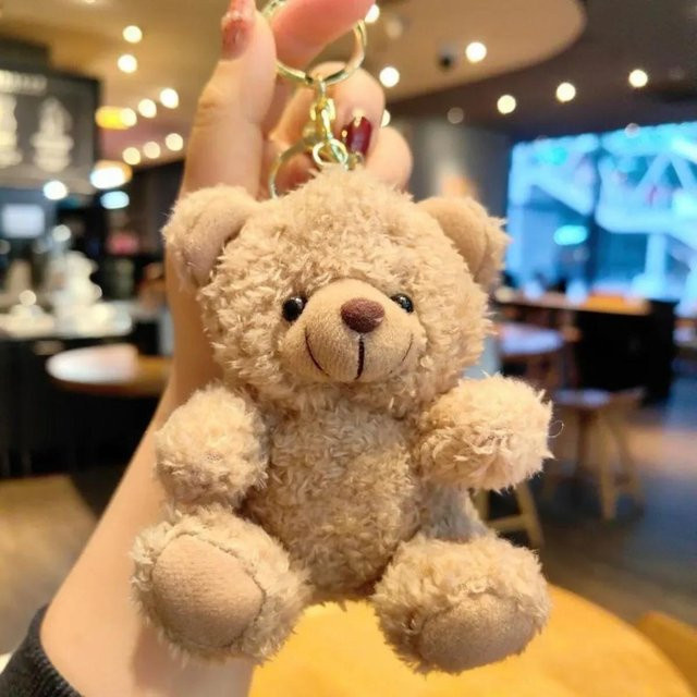 Linyi toy Schlüsselanhänger, Bär, Kunstfell, Unisex - Bild 1
