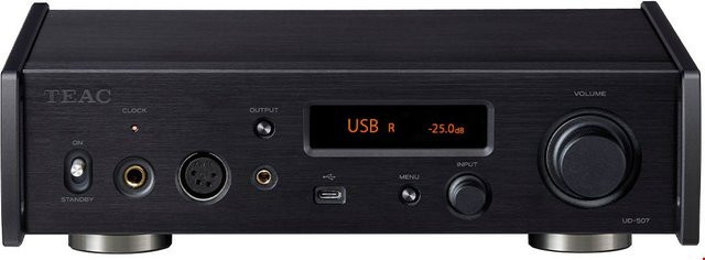 TEAC UD-507-B Vorverstärker mit DAC-Modul in Schwarz - Bild 1