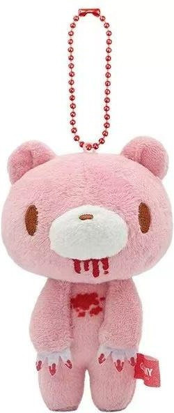 Yiran toy Bären-Kopfschmuck-Plüschtier-Schlüsselanhänger, weiß, 10cm - Bild 1