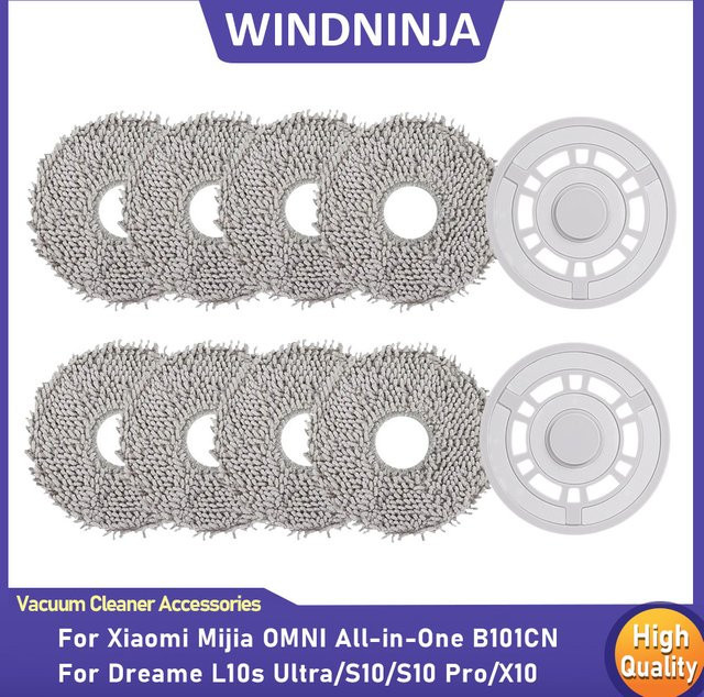 Dreame Wischpad-Halter für Xiaomi Mijia Omni All-in-One B101CN und L10s Ultra S10 Pro X10, Farbe: Weiß - Bild 1