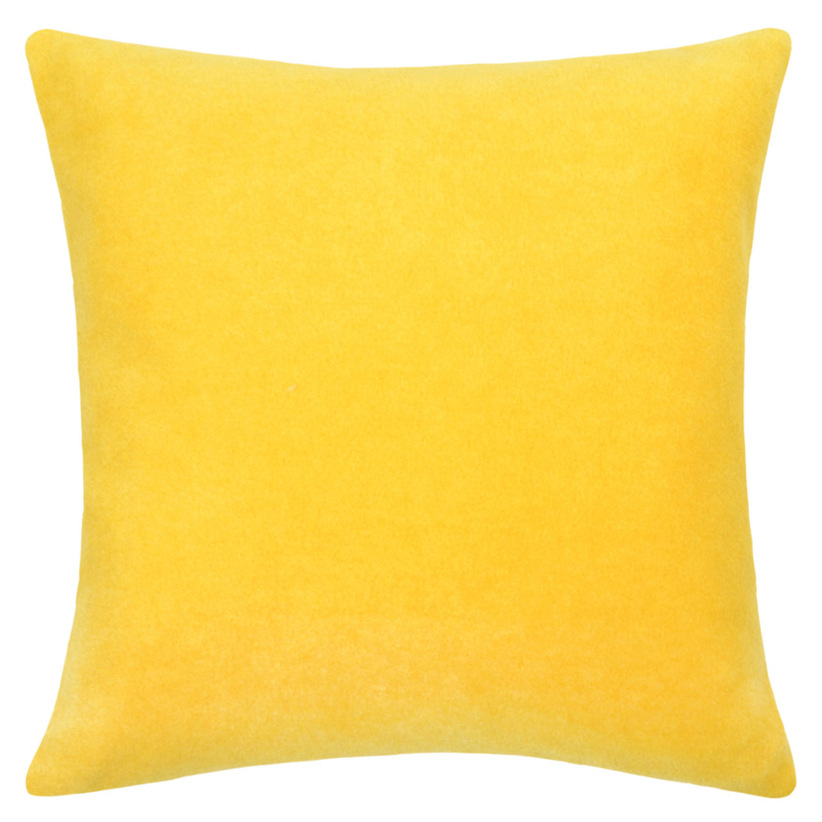 Zoeppritz Soft-Fleece Kissenhülle Gelb, Quadratisch, B/T/H: 40 x 40 x 0 cm - Bild 1