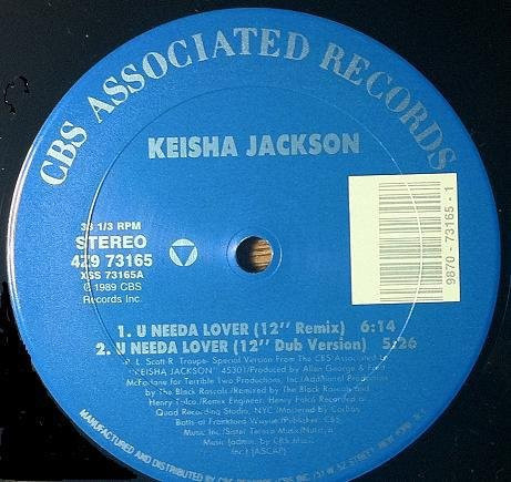 U Needa Lover, Keisha Jackson, Vinyl/LP, 12 Zoll - Bild 1