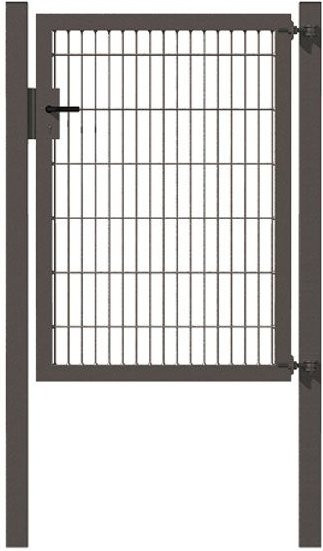 ALBERTS Stabgitter-Einzeltor für Doppelstabmattenzäune, Anthrazit, Höhe: 100 cm - Bild 1