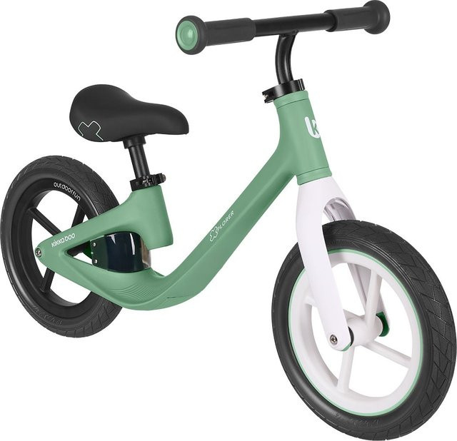Kikka Boo Laufrad Xplorer 12 Zoll grün ab 3 Jahren mit höhenverstellbarem Lenker und Sitz - Bild 1