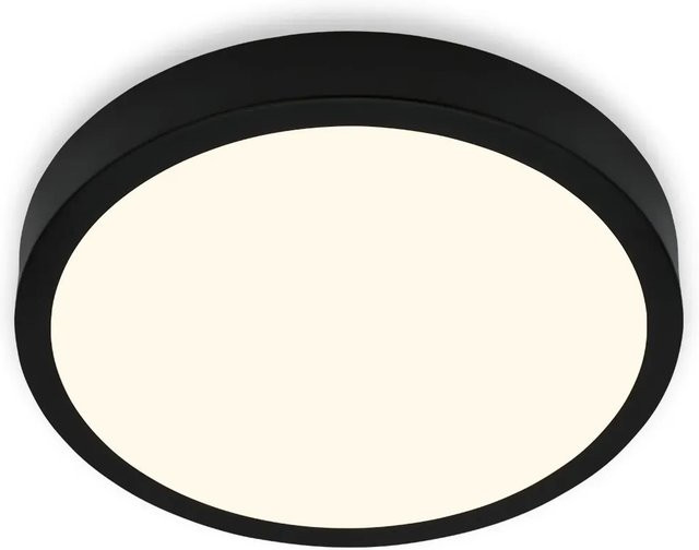 Brilo LED-Deckenleuchte Runa in Schwarz mit warmweißem Licht, 16 W - Bild 1