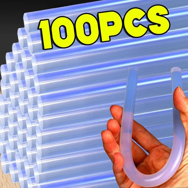 Transparente Heißklebestifte für DIY-Projekte und Bastelarbeiten in 7 mm und 11 mm Durchmesser - Bild 1