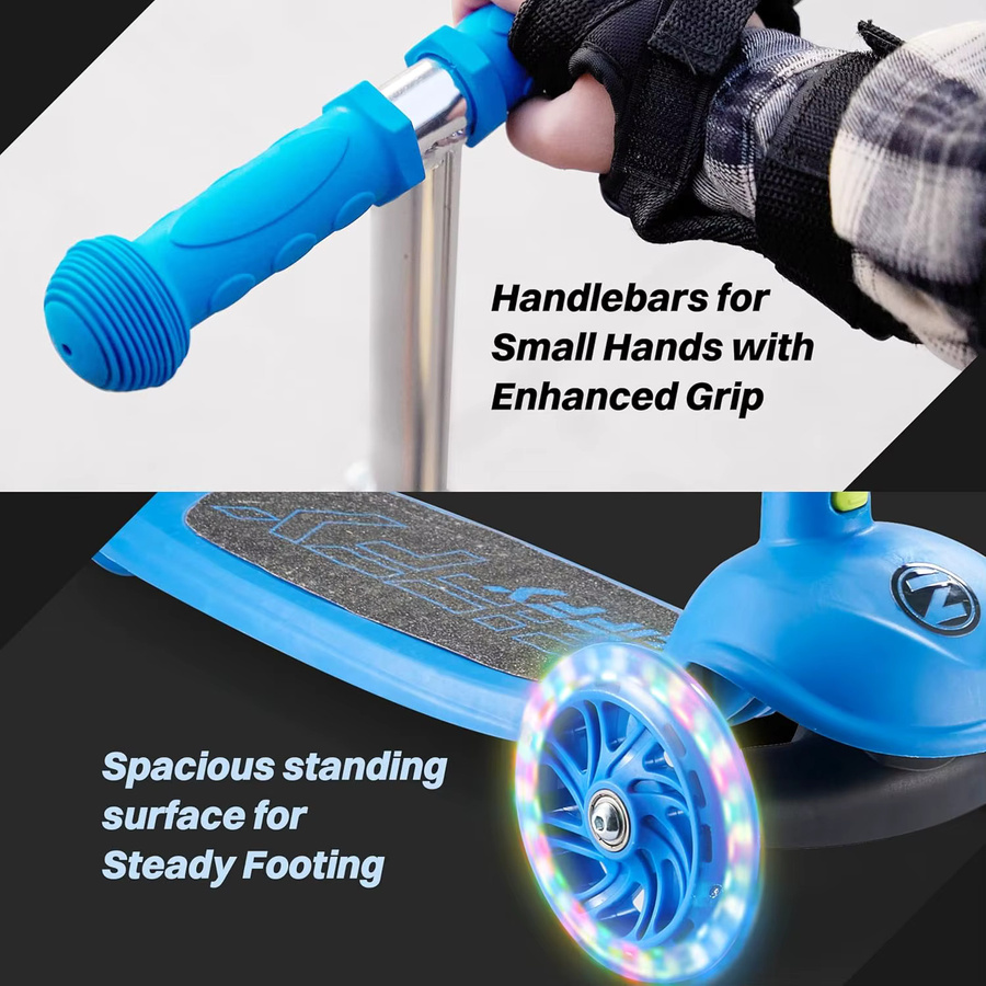 Joyfy 3-Rad-Roller, Mehrfarbig, mit LED-Leuchtrollen, ab 3 Jahren - Bild 6