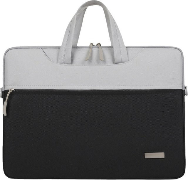 Color Collision Laptoptasche und Laptop-Hülle für MacBook, Lenovo, Dell und Huawei in Pink und Grey für 13 bis 15,6 Zoll - Bild 1