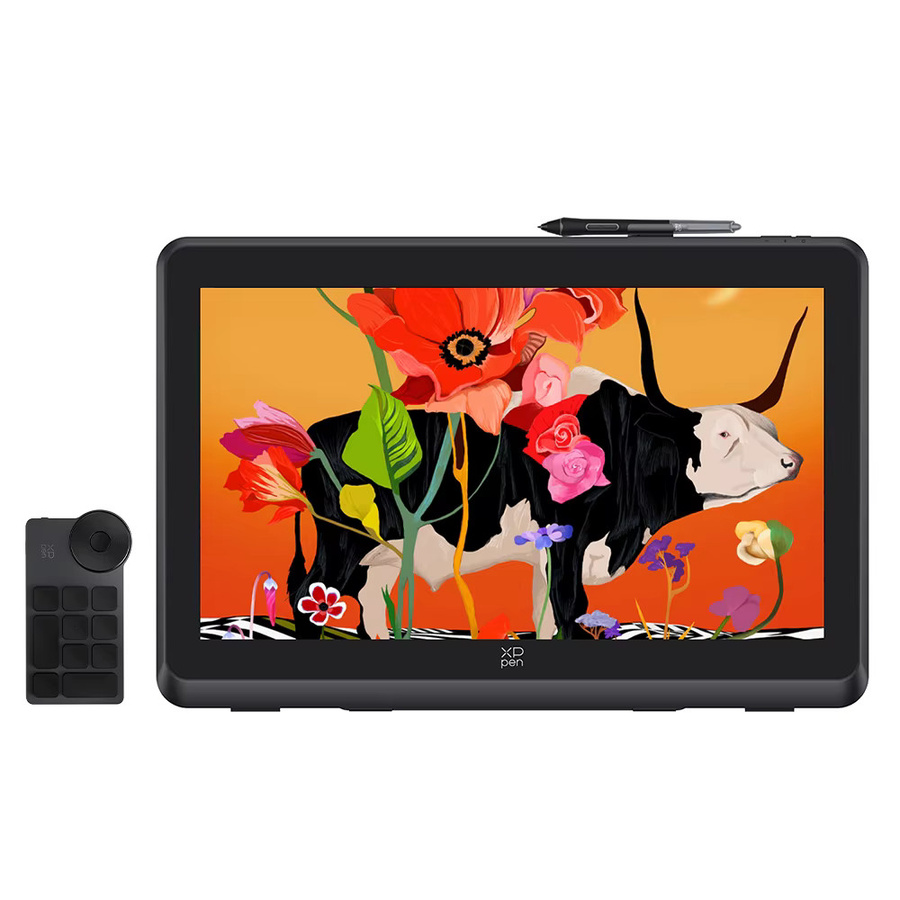 XPPen Artist Pro 22 (Gen 2) Grafiktablett-Monitor mit 2,5K QHD Zeichendisplay, X3 Pro Stift mit 16K Druckstufen, Farbe: Schwarz - Bild 5
