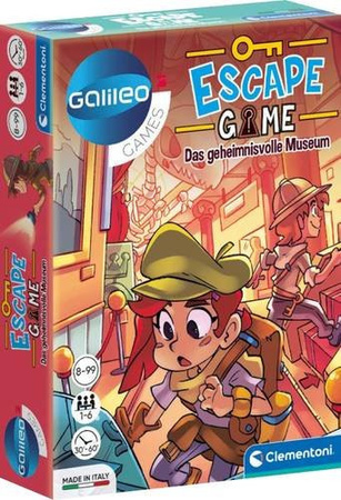 Clementoni 59227 Galileo Escape Game Das geheimnisvolle Museum Escape Room Spiel auf Deutsch