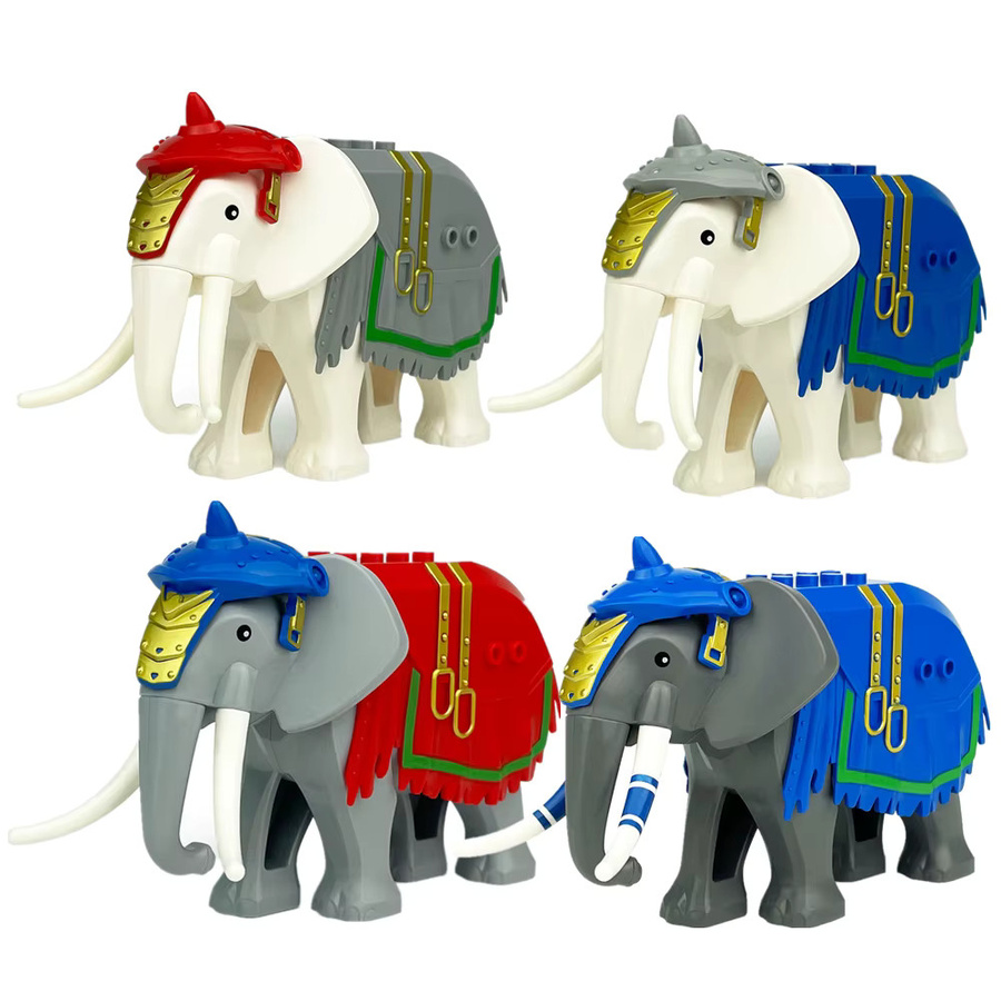 DBPALY Ritter Kaiserkrieg Elefant Tier, Bausteine, Bunt / Mehrfarbig - Bild 2