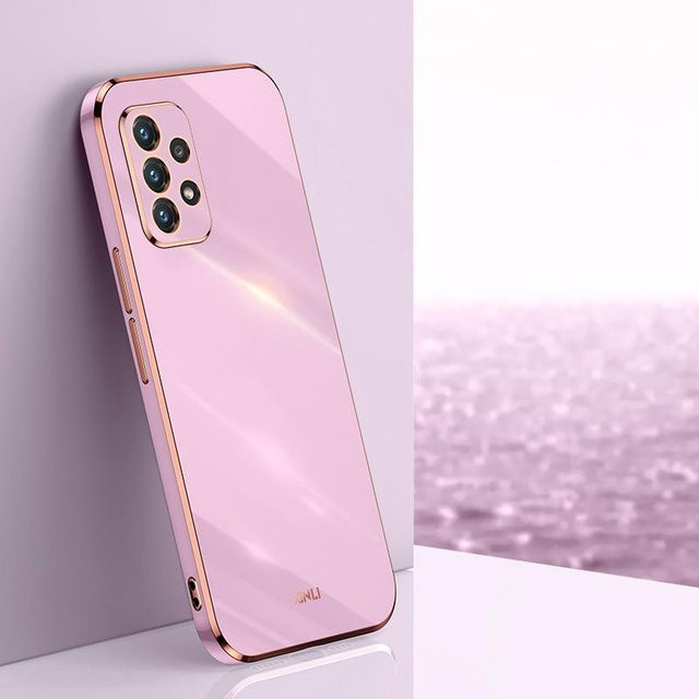 Silikon Handyhülle mit galvanisiertem Rahmen für Samsung Galaxy A72 A53 A52 A32 A22 (4G und 5G) in verschiedenen Farben - Bild 1