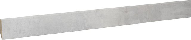 Classen Sockelleiste für Fließestrich mit Kabelkanal aus MDF in Weiß, H: 58 mm, B: 19 mm, L: 2400 mm - Bild 1