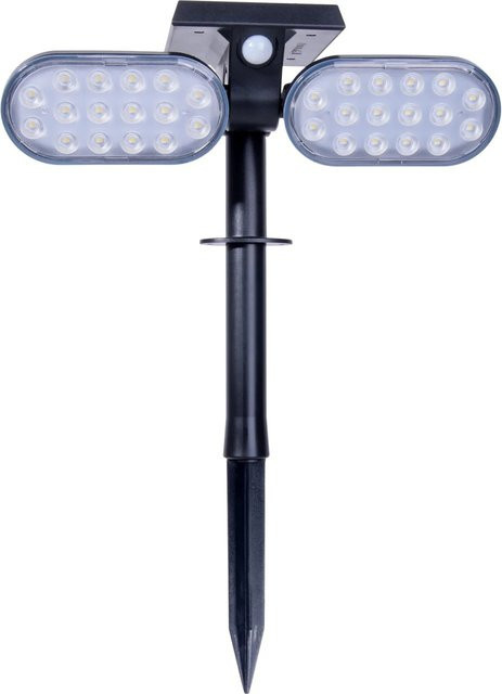 Näve Paco LED-Solar-Strahler Schwarz B: 31,9 cm, T: 23,2 cm, H: 15,5 cm - Bild 1