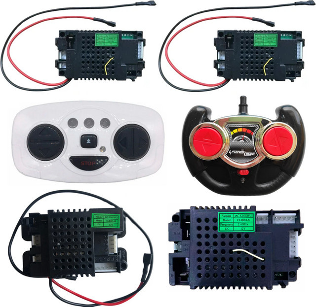 WTGD Kinder-Elektroauto 2,4 G Fernbedienung Empfänger Controller, 12 V Sender für Babyauto - Bild 1