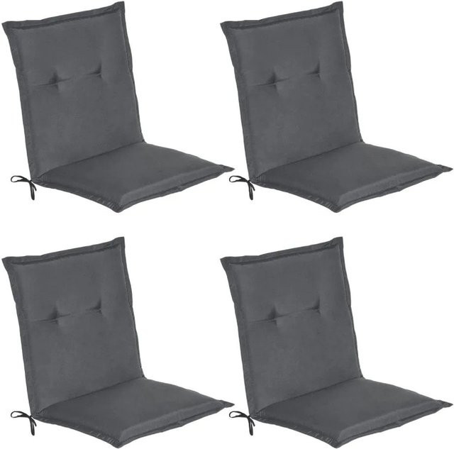 Beautissu Loft NL Niederlehner 4-teiliges Set, Graphitgrau, B/T/H: 100 x 50 x 6 cm - Bild 1