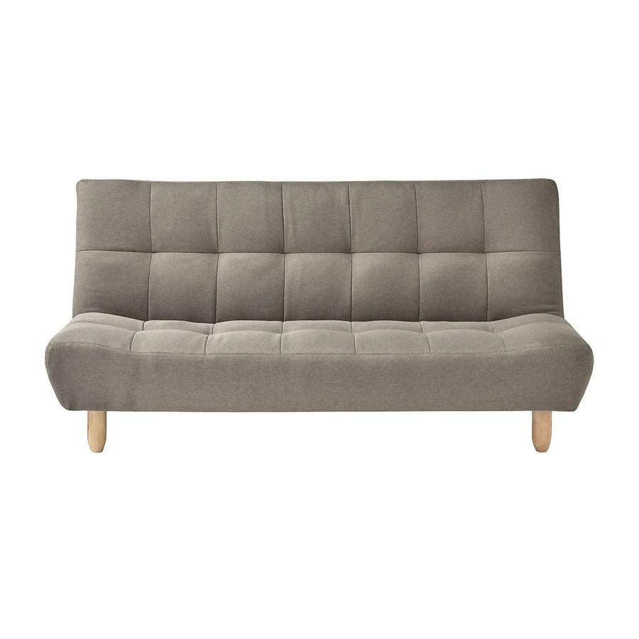 Schlafsofa Esteban von Vente-unique in Taupe mit Stoffbezug, Breite: 182 cm - Bild 2