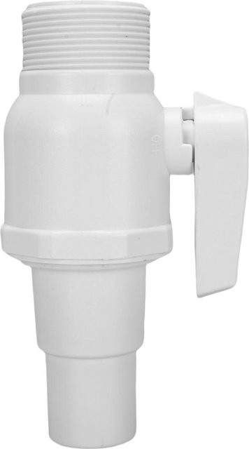 KONNWEI 2-Wege-Kugelhahn Ersatz für Poolfilter und Skimmer in Weiß - Bild 1