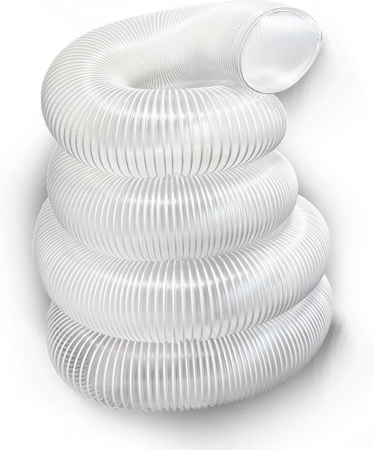 BAMATO Absaugschlauch transparent, Durchmesser: 120 mm, Länge: 12,0 m - Bild 1