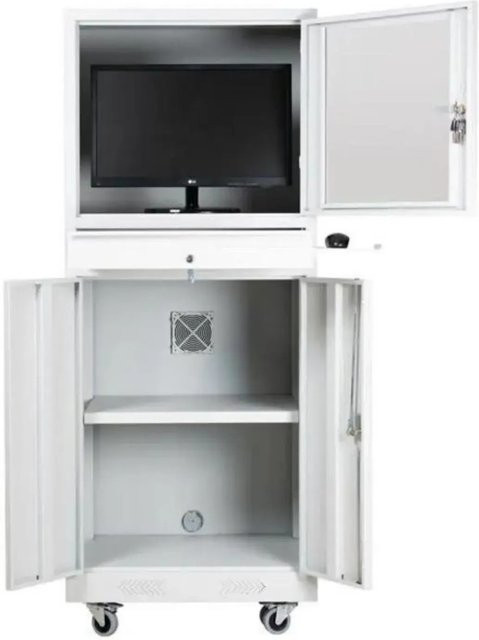 PROREGAL Industrie-PC-Schrank Bear in Grau, H x B x T: 170 x 68 x 60 cm - Bild 1