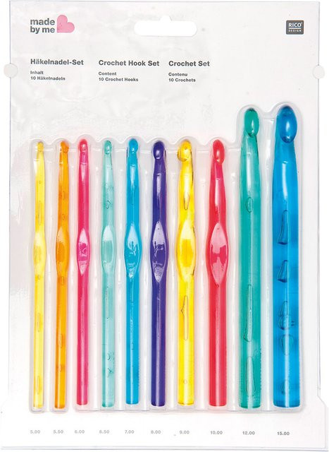 Rico Design Häkelnadel-Set aus Acryl in Multicolour - Bild 1