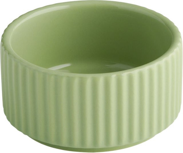 APS Schale THE GRID aus Porzellan, grün, 6er Pack, 70 ml, Durchmesser: 7,5 cm, Höhe: 4 cm - Bild 1