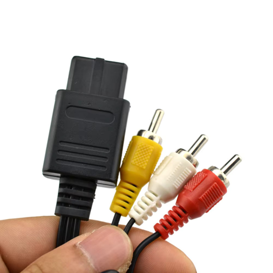 3RCA Audio Video Kabel für N64, GameCube und SNES in Multicolour - Bild 3
