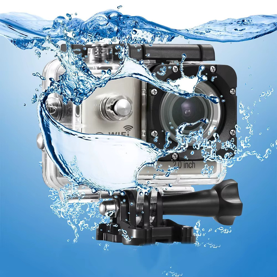 SJCAM SJ4000 Unterwasser-Tauchgehäuse in Transparent als wasserdichtes Schutzgehäuse und Zubehör - Bild 5