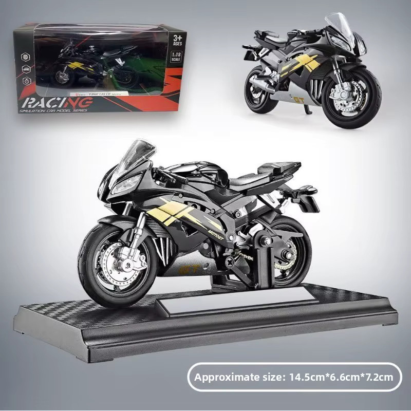 Hot Toys Motorradmodell, Legierungs-Motorrad-Spielzeug, Metall, ab 3 Jahre - Bild 2