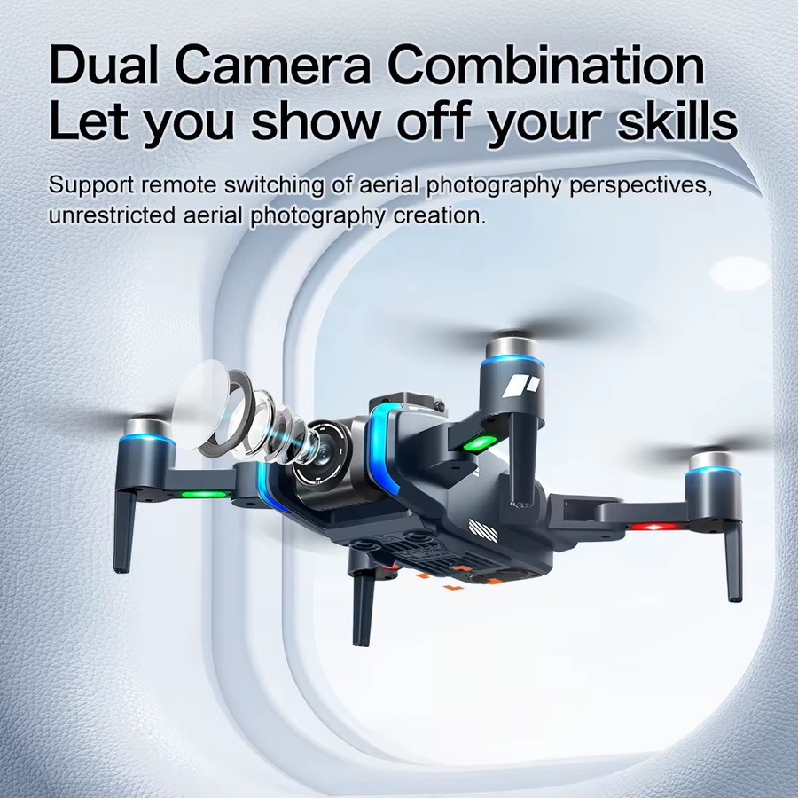 XT808 5G Faltbare Drohne mit Display, GPS und optischem Fluss, professioneller Quadcopter mit WIFI-Übertragung und Luftkamera - Bild 3