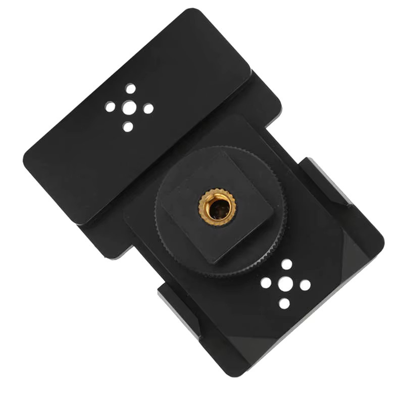 Supernew Kamera-Blitzschuhhalterung Montageadapter in Schwarz für EW 100 300 500 G3 G4 - Bild 5