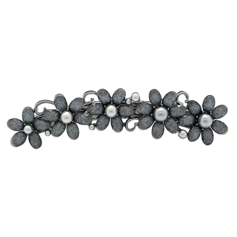 HIYAYZ Haarnadel Blume, Perle, Legierung, Damen - Bild 2