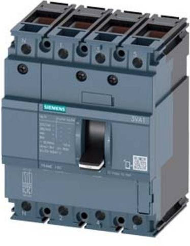 Siemens 3VA1110-6FD46-0AA0 Leistungsschalter grau mit einem Einstellbereich von 100-100A und einer maximalen Schaltspannung von 690 V/AC - Bild 1