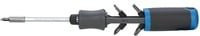 Gedore Magazin-Schraubendreher SilentGEAR 1/4 Zoll in Schwarz Blau Multicolour - Bild 1