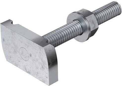 OBO Bettermann Hammerkopfschraube MS41HB M8x60 aus Stahl, verzinkt, Silber, 25 Stück - Bild 1