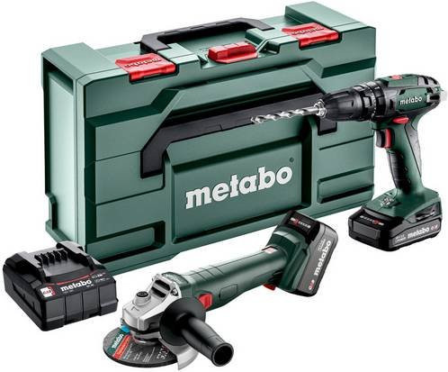 Metabo Akku Combo Set 2.4.4 18 V SB mit metaBOX 165 L in Grün - Bild 1